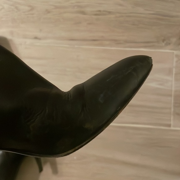 Via Spiga Black Leather Tall Boots size 6 1/2 - Picture 5 of 11